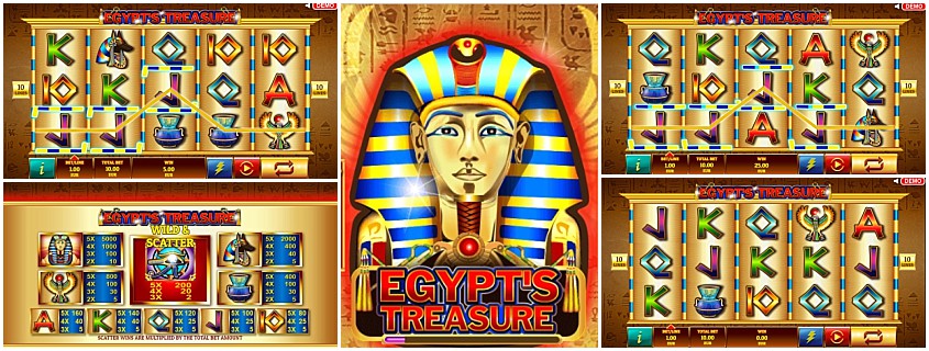 เกมสล็อต Egyptian Treasure